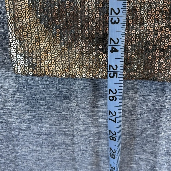 XXI Cheetah Print bejeweled tank top. Dazzling! Women’s size Large - Picture 5 of 6